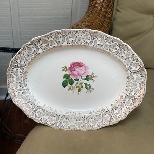 Canonsburg Pottery Briar Rose small platter